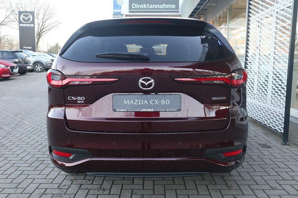 Fahrzeugabbildung Mazda CX-80 2026 D-254 AWD AT Homura Plus 7-Sitzer *AHK*Sofort*Aktion* PANO Leder el.Sitzv. 360° BOSE MATRIX