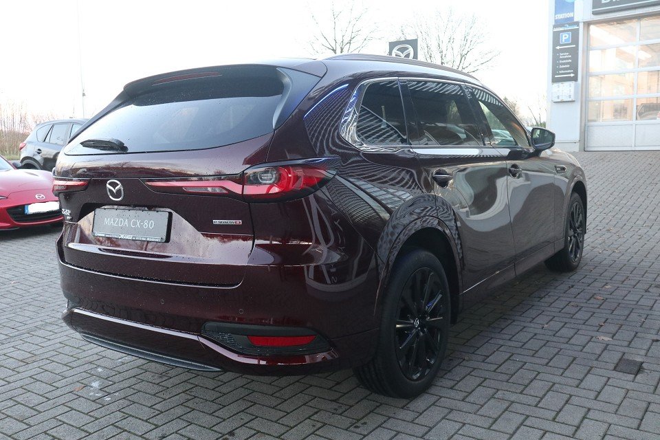 Fahrzeugabbildung Mazda CX-80 2026 D-254 AWD AT Homura Plus 7-Sitzer *AHK*Sofort*Aktion* PANO Leder el.Sitzv. 360° BOSE MATRIX